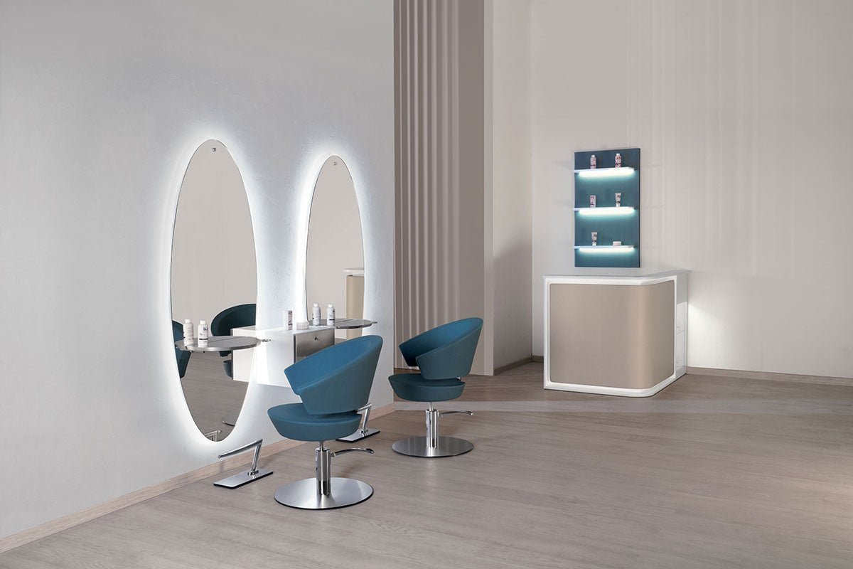 SA Kappersstoel Flute - KOOS • alles voor de kapper - Salon Ambience - Kappersstoel