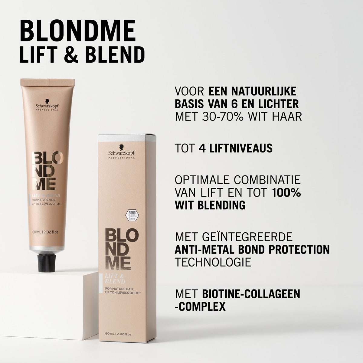 Schwarzkopf BlondMe Lift & Blend 60ml - KOOS • alles voor de kapper - Schwarzkopf - Haarverf