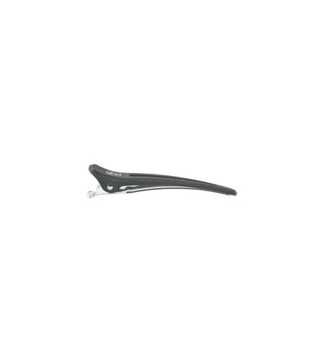 Sibel Clip Carbon Zwart 6St Medium 10cm - KOOS • alles voor de kapper - Sibel - Verdeelklemmen