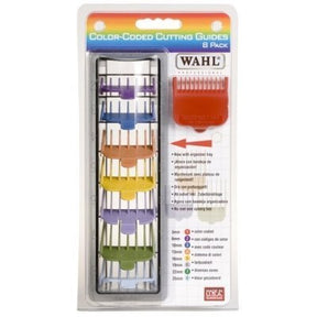 Wahl Opzetkamset Gekleurd Kliksysteem 8st 3 t/m 25mm - KOOS • alles voor de kapper - Wahl - Opzetkammen